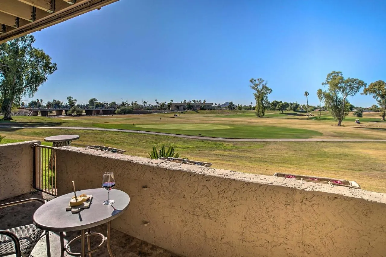 First-Floor Condo With Golf Course Views And Pool! 스코 츠 데일 아파트 스코 츠 데일